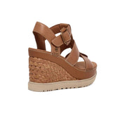 Women's Abbot Strap Sandals In Cognac Brown