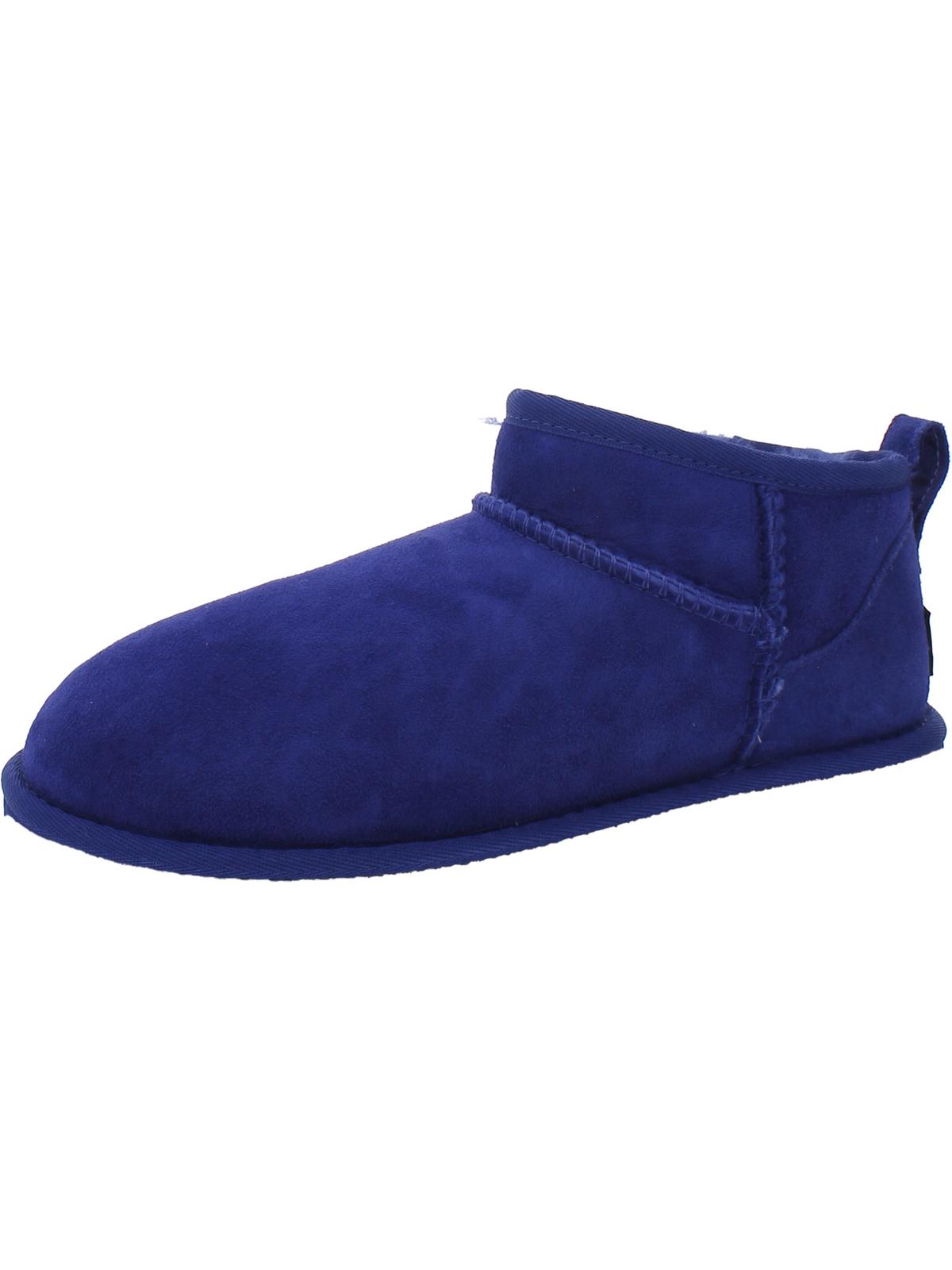 Classic Ultra Mini Womens Suede Ankle Bootie Slippers