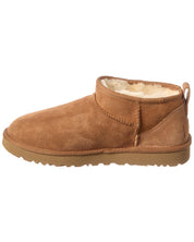 UGG Classic Ultra Mini Suede & Shearling Boot