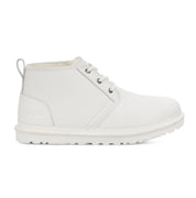 Men's Neumel Leather Chukka Boot In White Leather