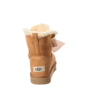 UGG Gita Bow Mini Suede & Shearling Boot