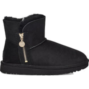 Bailey Zip Mini Womens Suede Ankle Boots