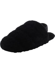 Super Fluff Womens Shearling Cozy Slingback Slippers