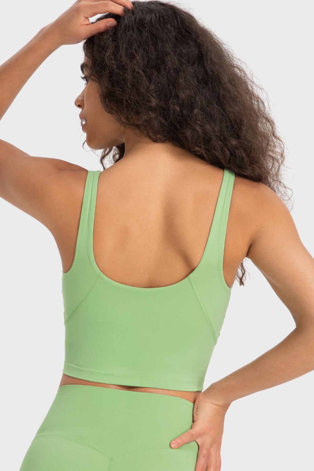 Millennia Deep V-Neck Crop Sports Bra