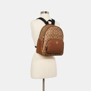 Coach Outlet Court Backpack In Signature Canvas