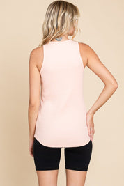 Culture Code Ribbed Round Neck Tank