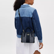 Coach Outlet Andrea Carryall Bag In Signature Jacquard