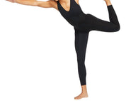 Yoga Luxe Infinalon Jumpsuit In Black