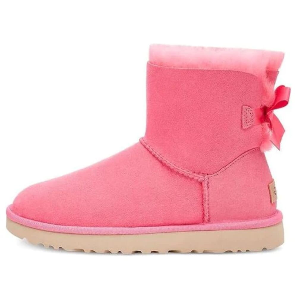 UGG Mini Bailey Bow II Neon Pink  1016501-RCR Women's