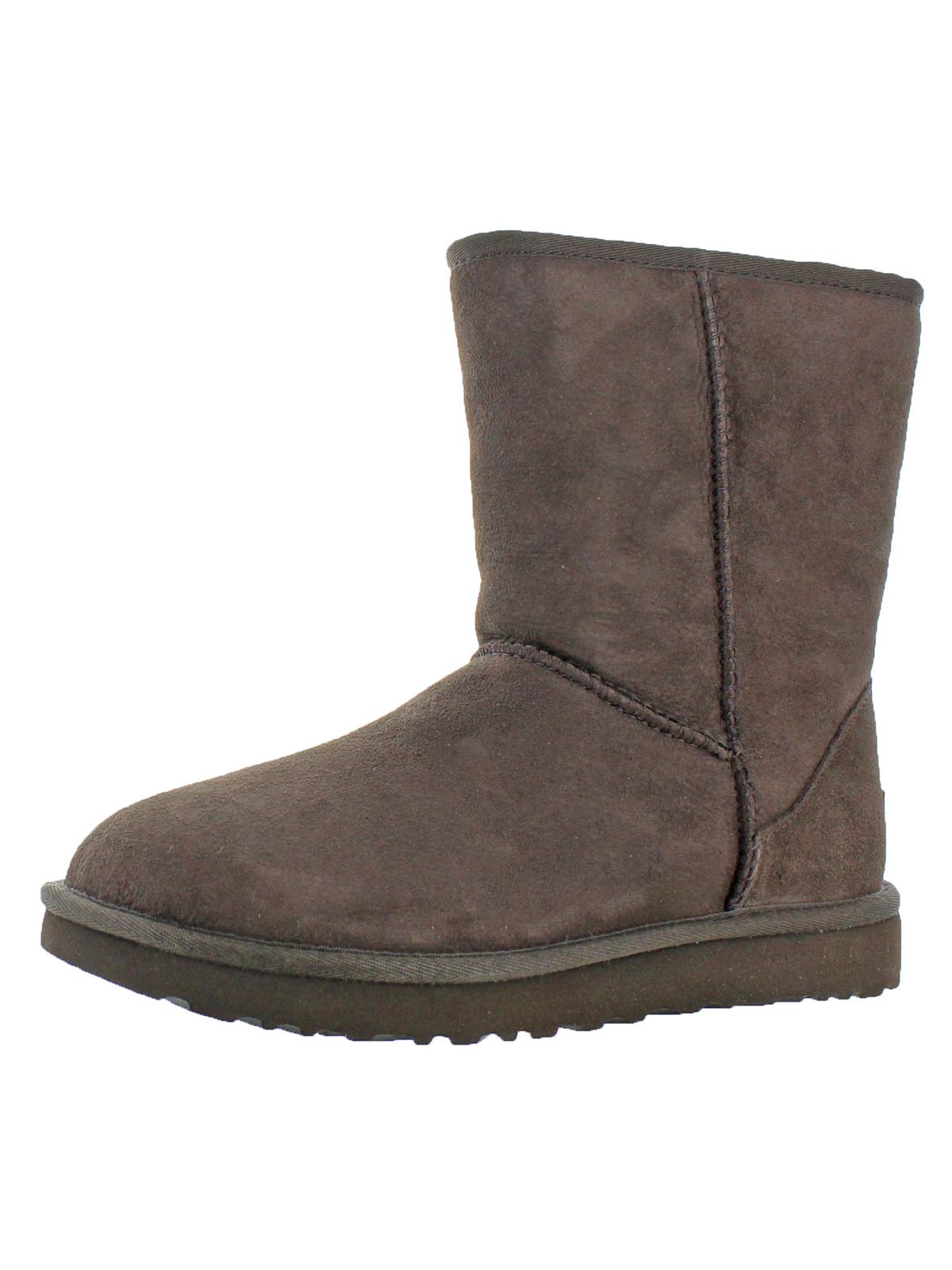 Classic Short II Womens Lined Suede Casual Boots