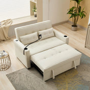 3-in-1 Convertible Sleeper Sofa Bed Loveseat S3L