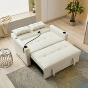 3-in-1 Convertible Sleeper Sofa Bed Loveseat S3L