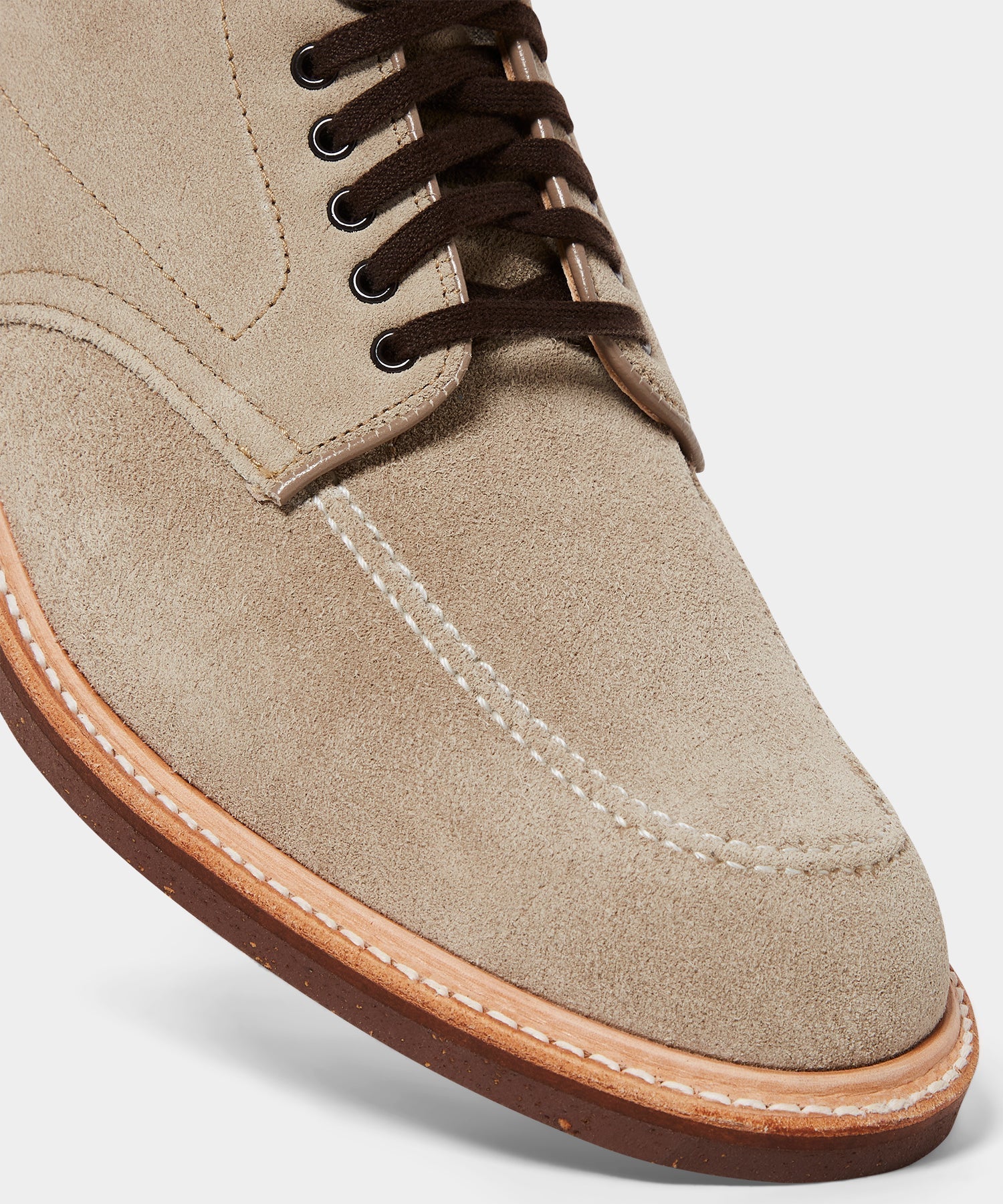 Todd Snyder x Alden Indy Boot In Milkshake Suede