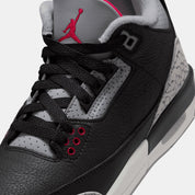 Air Jordan 3 Retro 'Black Cement' (GS) - Black/Fire Red