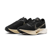 Women's Nike ZoomX Vaporfly Next% 3 Running Shoe - Black/Mtlc Gold Grain/Black Oatmeal - Regular (B)