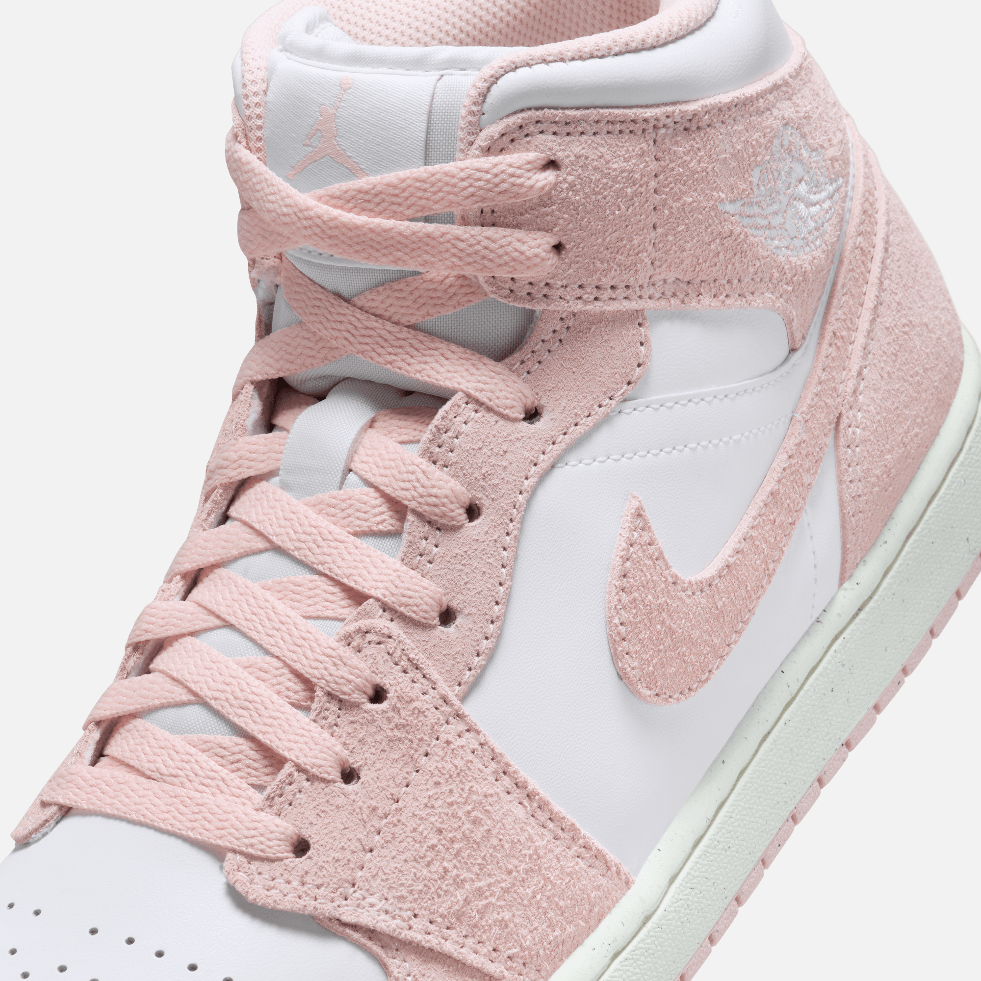 Air Jordan 1 Mid 'Pink Suede'