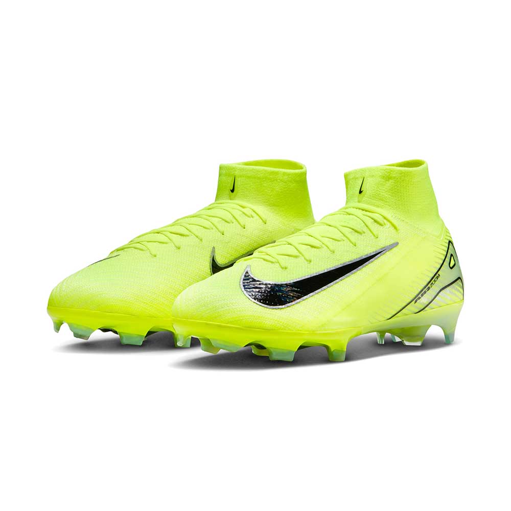 Zoom Superfly 10 Elite FG Soccer Shoe - Volt/Black - Regular (D)