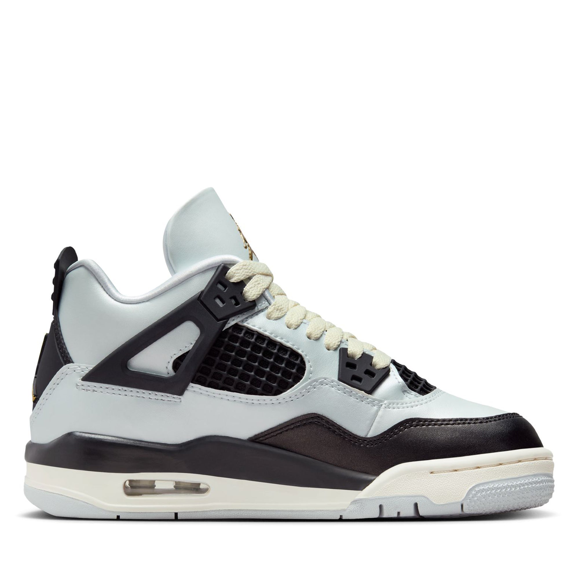 Air Jordan 4 Retro 'Platinum Gold' (GS) - Pure Platinum/Metallic Gold