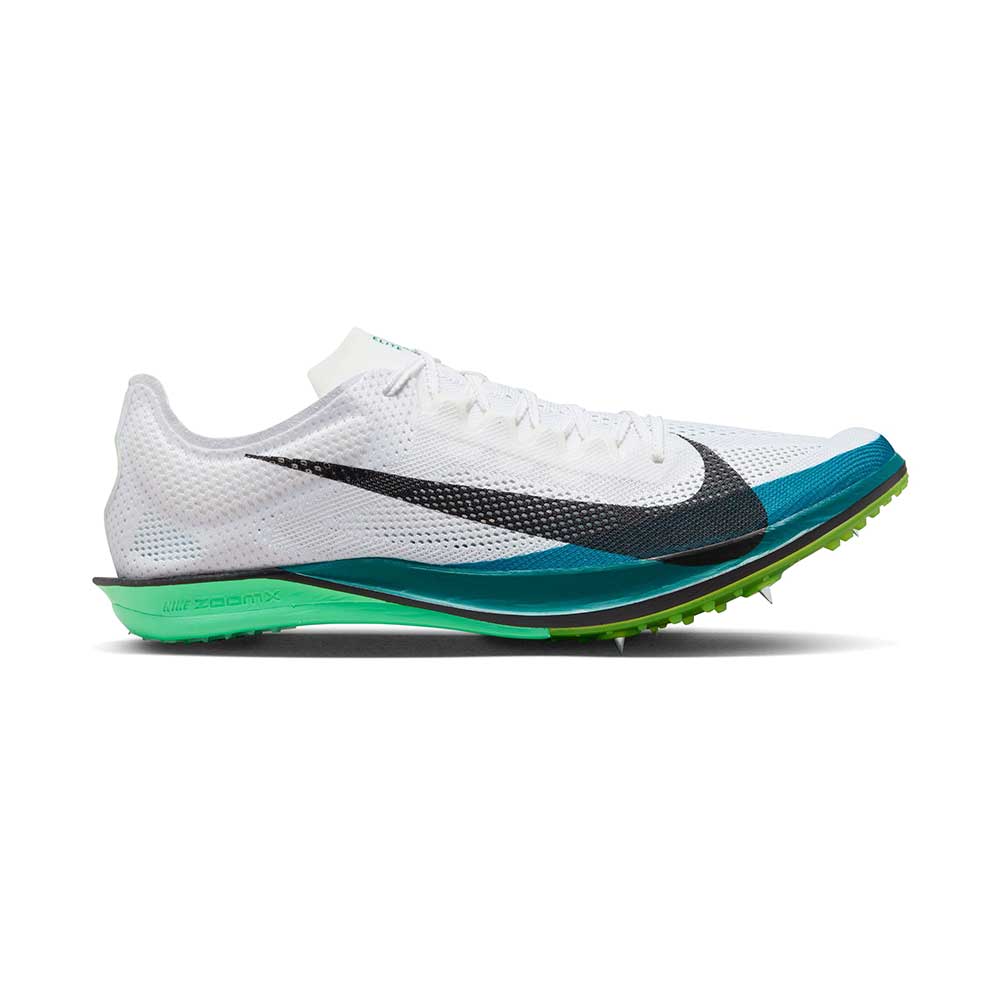 Nike Dragonfly 2 Elite Track Spike - White/Black/Bright Spruce/Vapor Green - Regular (D)