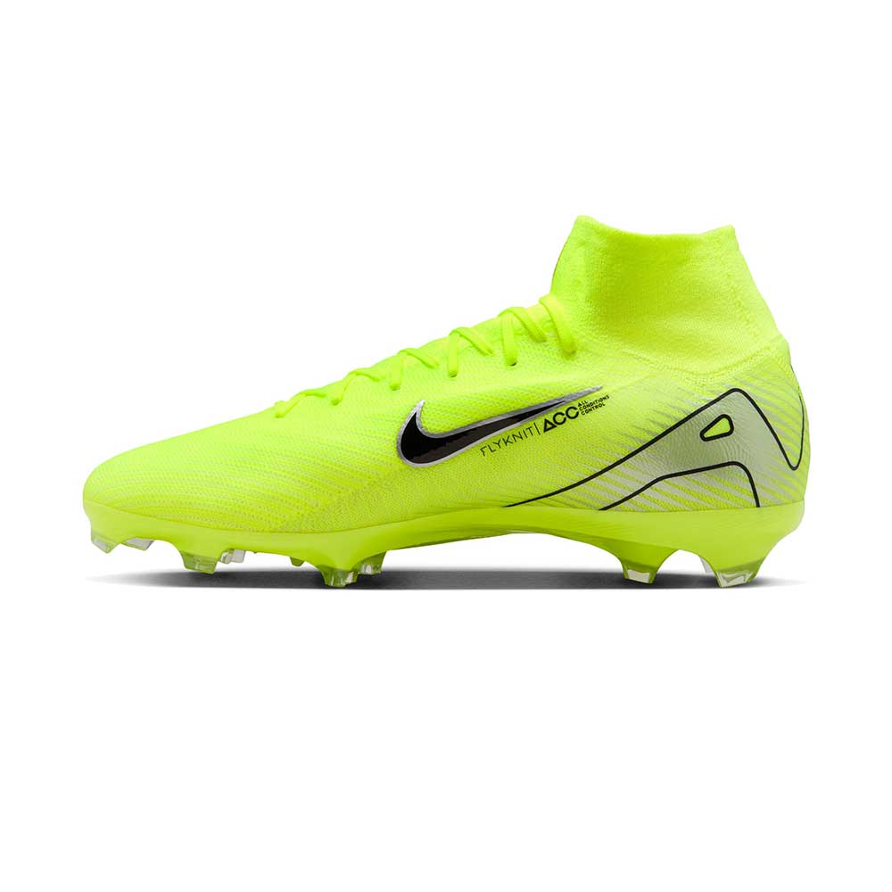 ZM Superfly 10 Pro FG Soccer Shoe - Volt/Black - Regular (D)