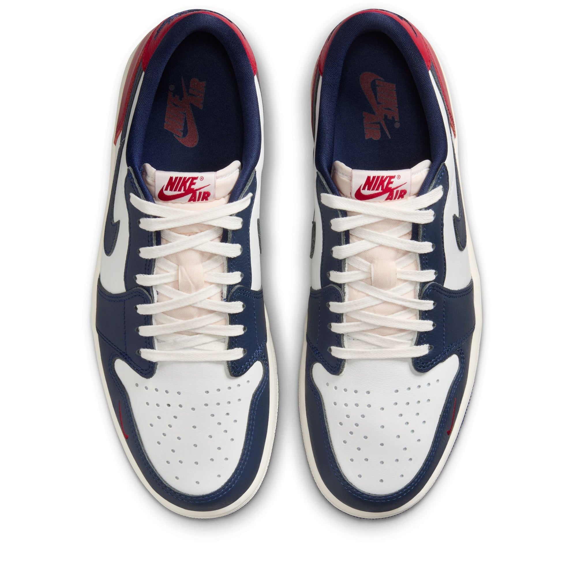 Air Jordan 1 Retro Low OG 'Howard Bison' - Summit White/Gym Red