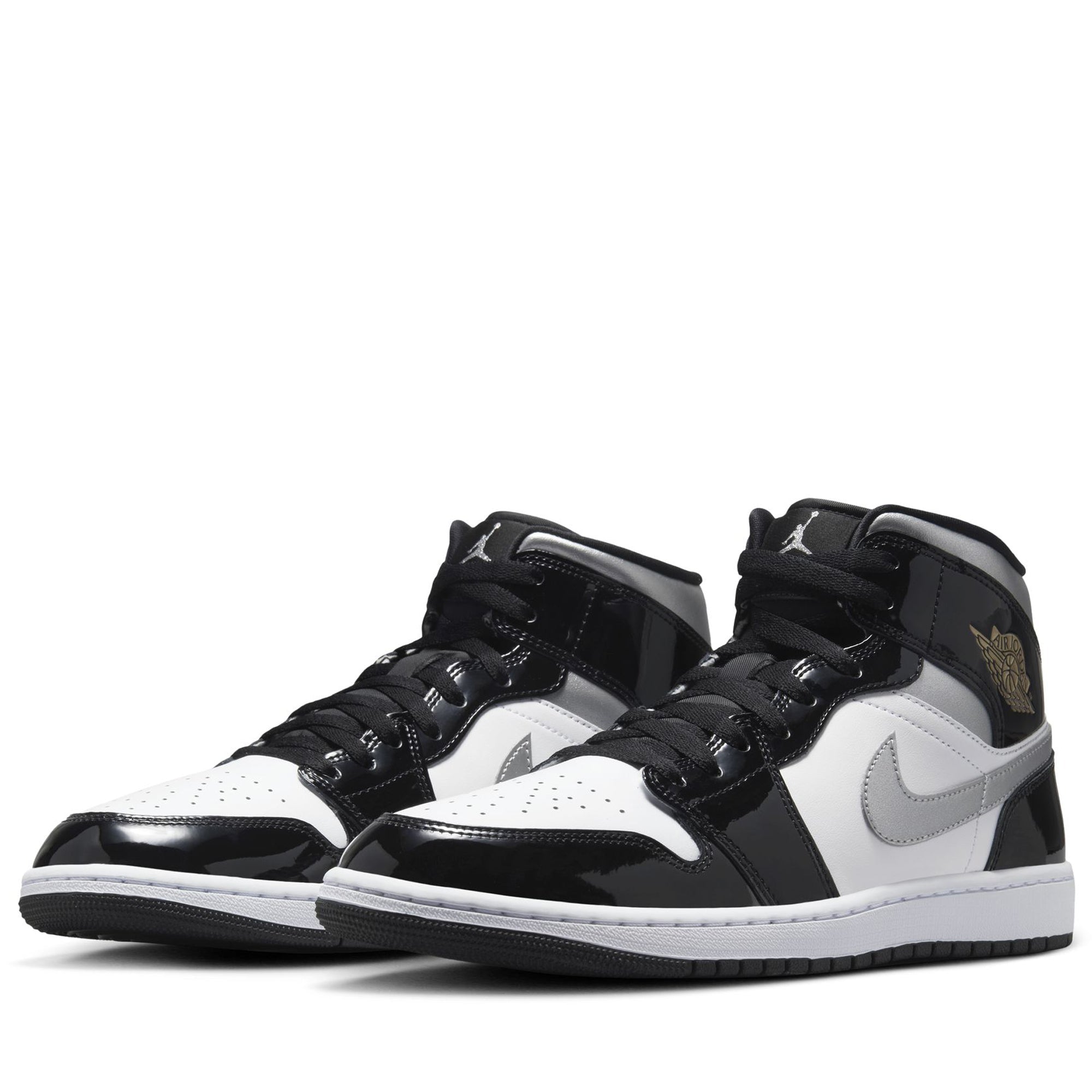 Air Jordan 1 Mid SE - Black/Metallic Silver