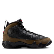 Air Jordan 9 Retro 'Olive' (GS) - Black/True Red