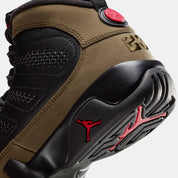 Air Jordan 9 Retro 'Olive' (GS) - Black/True Red