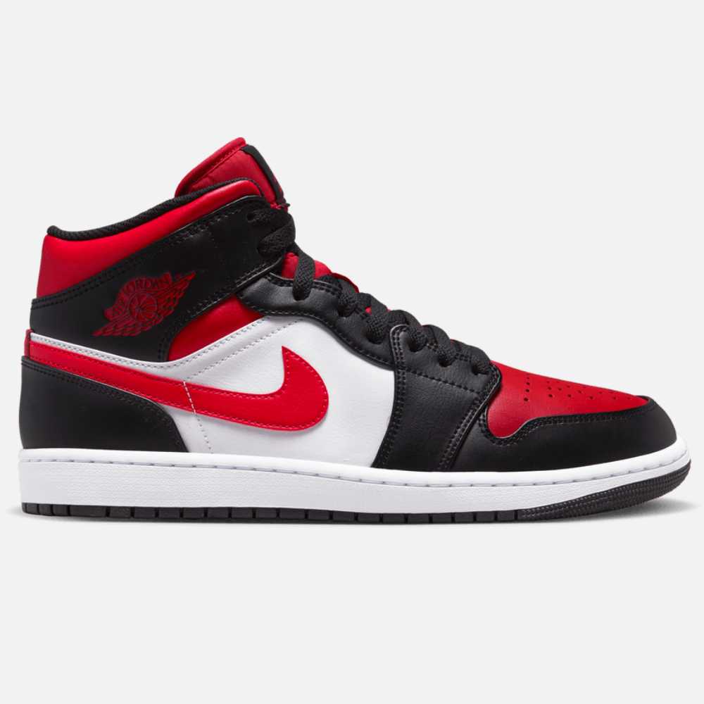 Air Jordan 1 Mid 'Bred Toe'