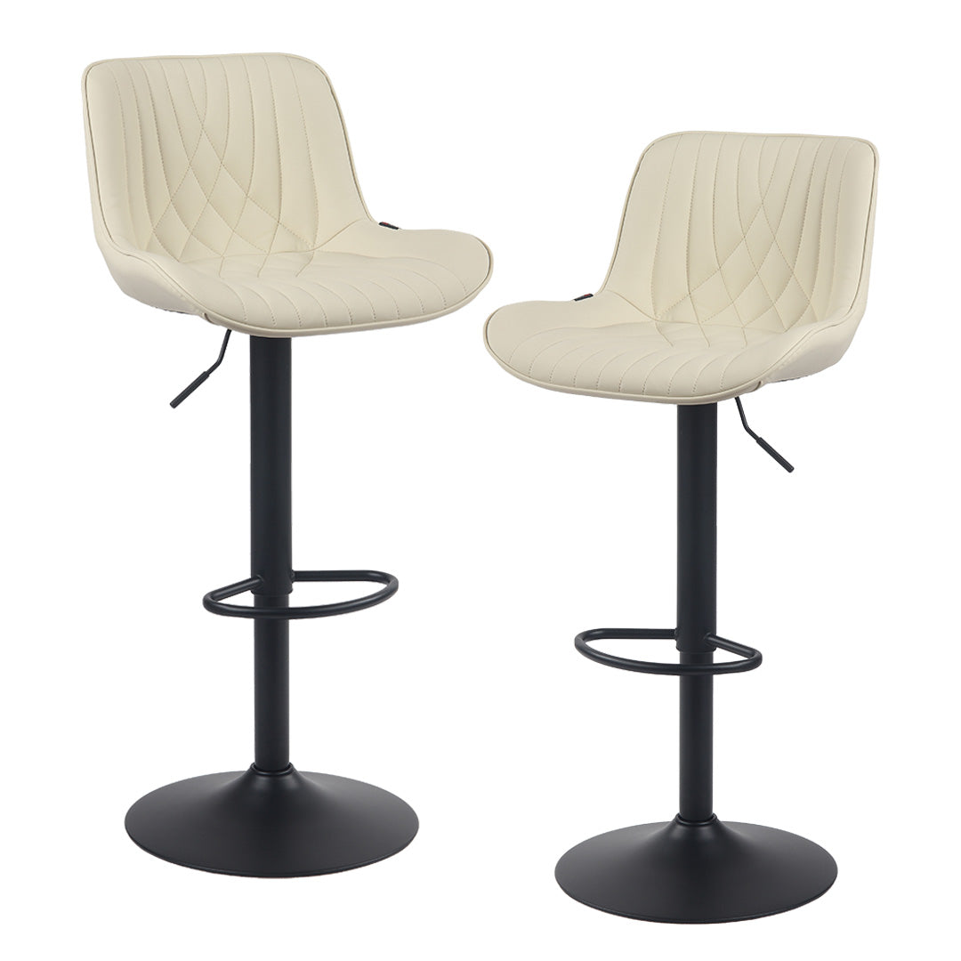 YOUNIKE Bar Stools with Back Set of 2