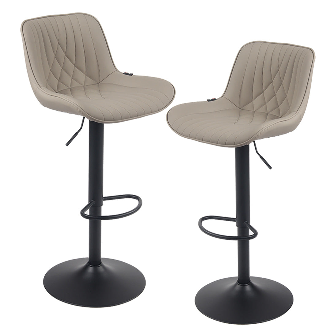 YOUNIKE Bar Stools with Back Set of 2