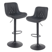 YOUNIKE Bar Stools with Back Set of 2