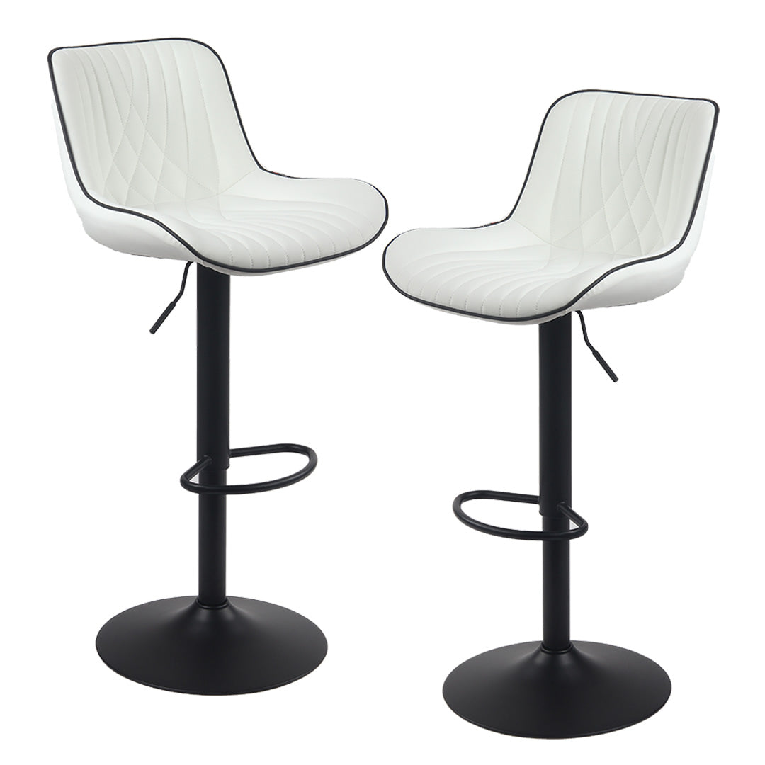 YOUNIKE Bar Stools with Back Set of 2