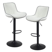 YOUNIKE Bar Stools with Back Set of 2