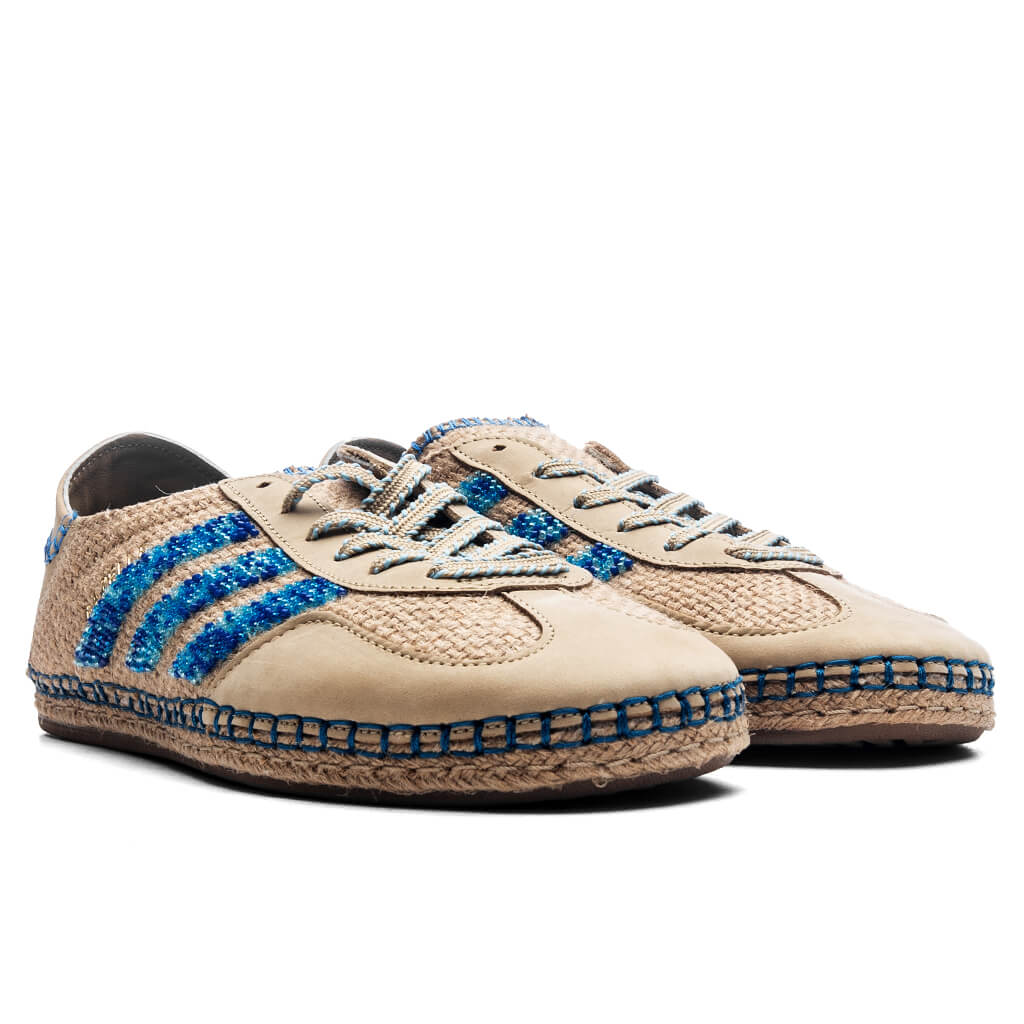 Adidas Originals x Clot Gazelle by EC - Linen Khaki/Light Blue/Blue Bird