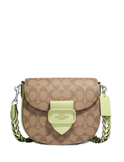 Coach Morgan Saddle Bag In Signature Canvas