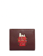 Coach Coach X Peanuts Snap Wallet With Snoopy Lights Motif