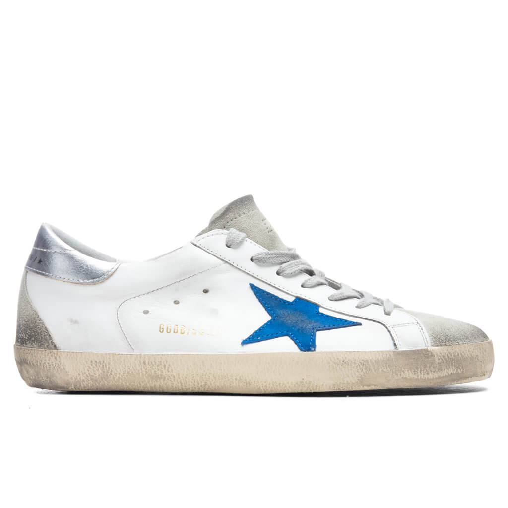 Super-Star Sneakers - White/Electric Blue/Ice