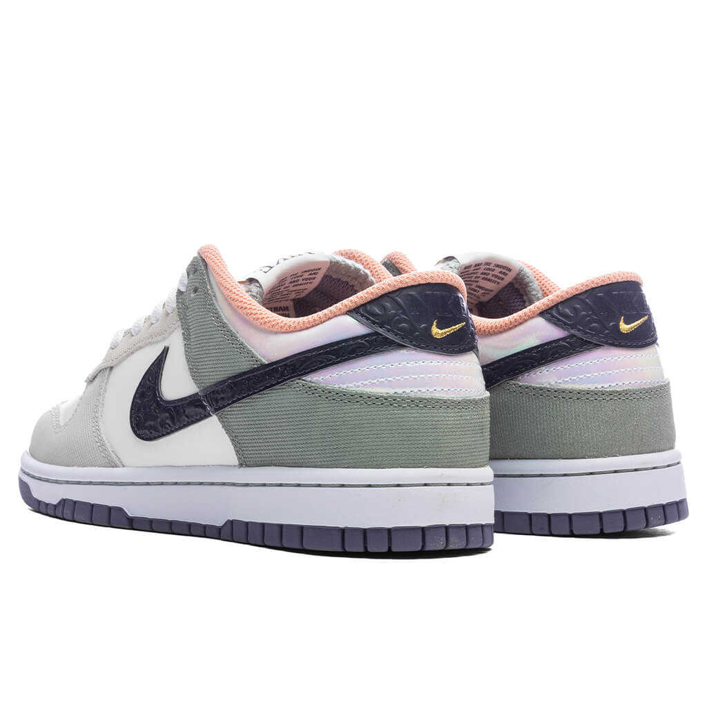 Dunk Low Retro 'Floral Swoosh' - Sail/Gridiron/Light Bone/Jade Horizon/Apricot Agate/Daybreak