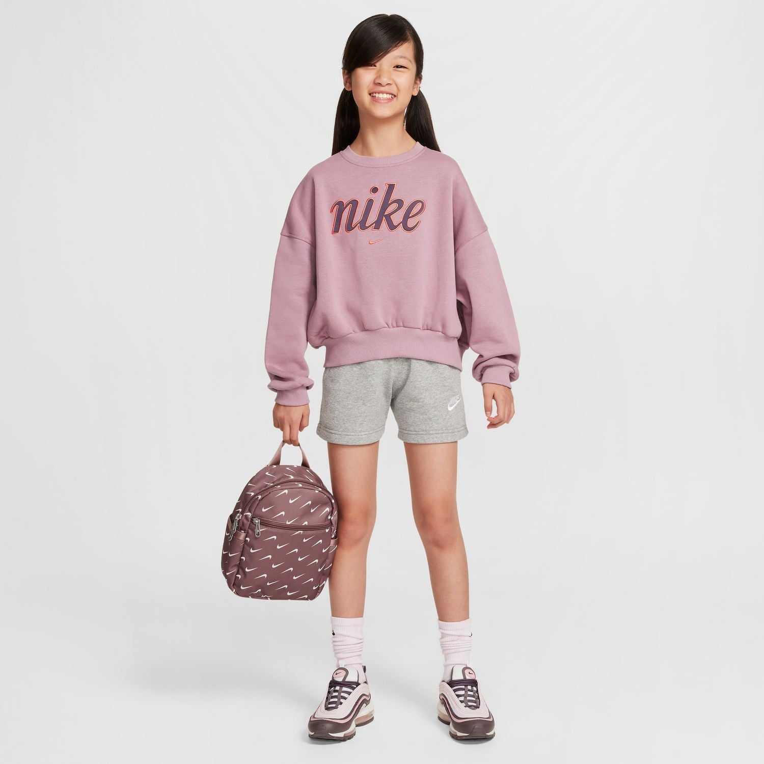 Club Fleece Boxy Crew - Youth