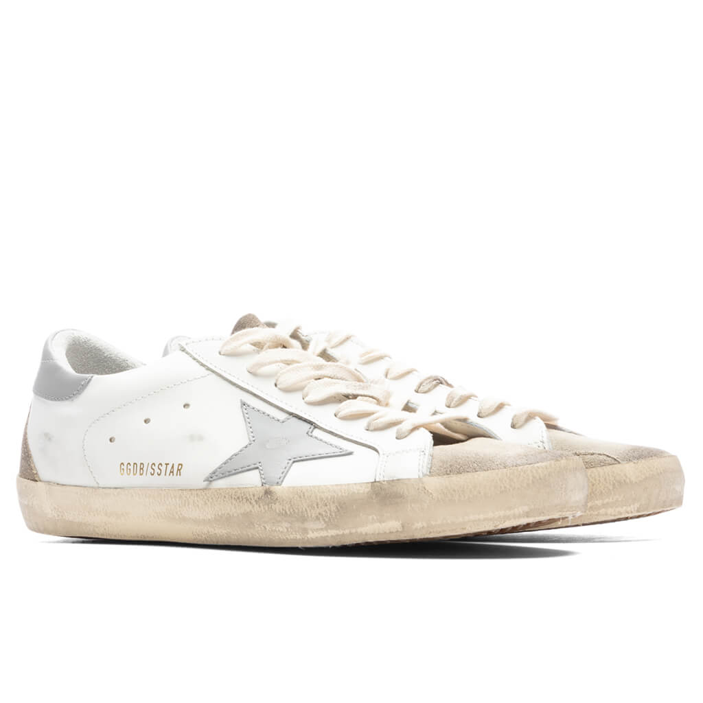 Super-Star Leather Sneaker - White/Taupe/Grey