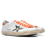 Super-Star Sneakers - White/Camouflage Green/Cognac