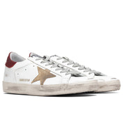 Super-Star Sneakers - White/Cappuccino/Bordeaux