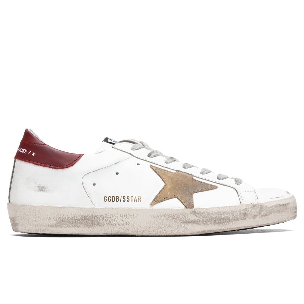 Super-Star Sneakers - White/Cappuccino/Bordeaux