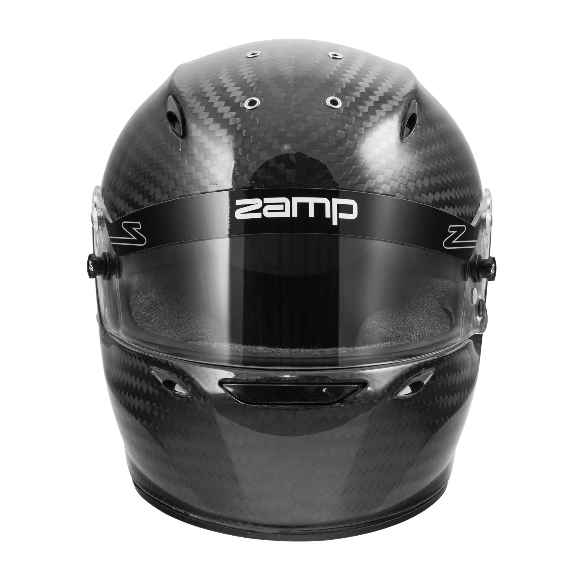 Zamp ZR-90 Gloss Carbon Racing Helmet FIA 8860-2018 Snell SA2020