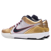 Kobe 4 Protro 'Gold Medal' - White/Dark Obsidian/Varsity Red