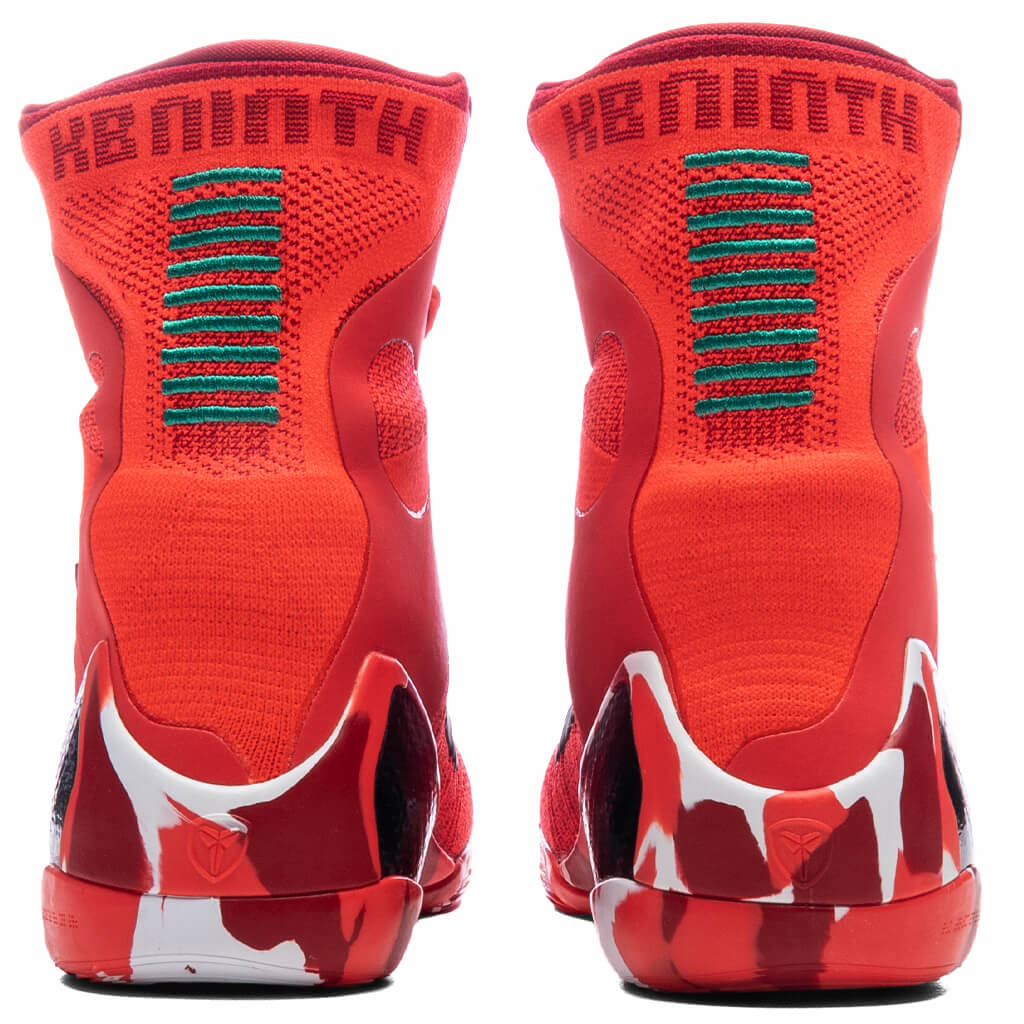 Kobe 9 Elite High Protro Christmas - Bright Crimson/Black/White