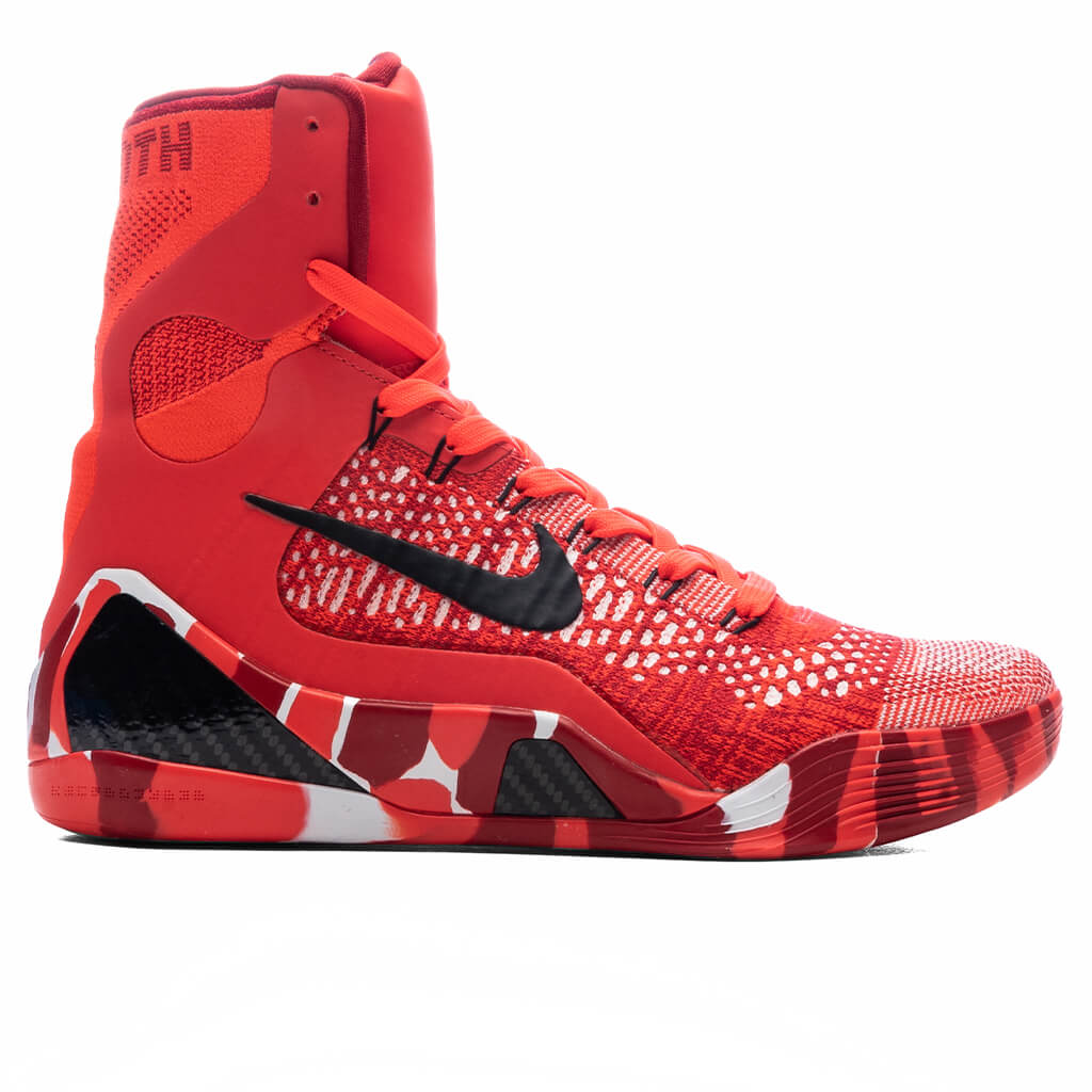 Kobe 9 Elite High Protro Christmas - Bright Crimson/Black/White