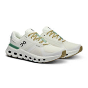 Men's Cloudrunner 2 Running Shoe - Undyed/Green - Regular (D)