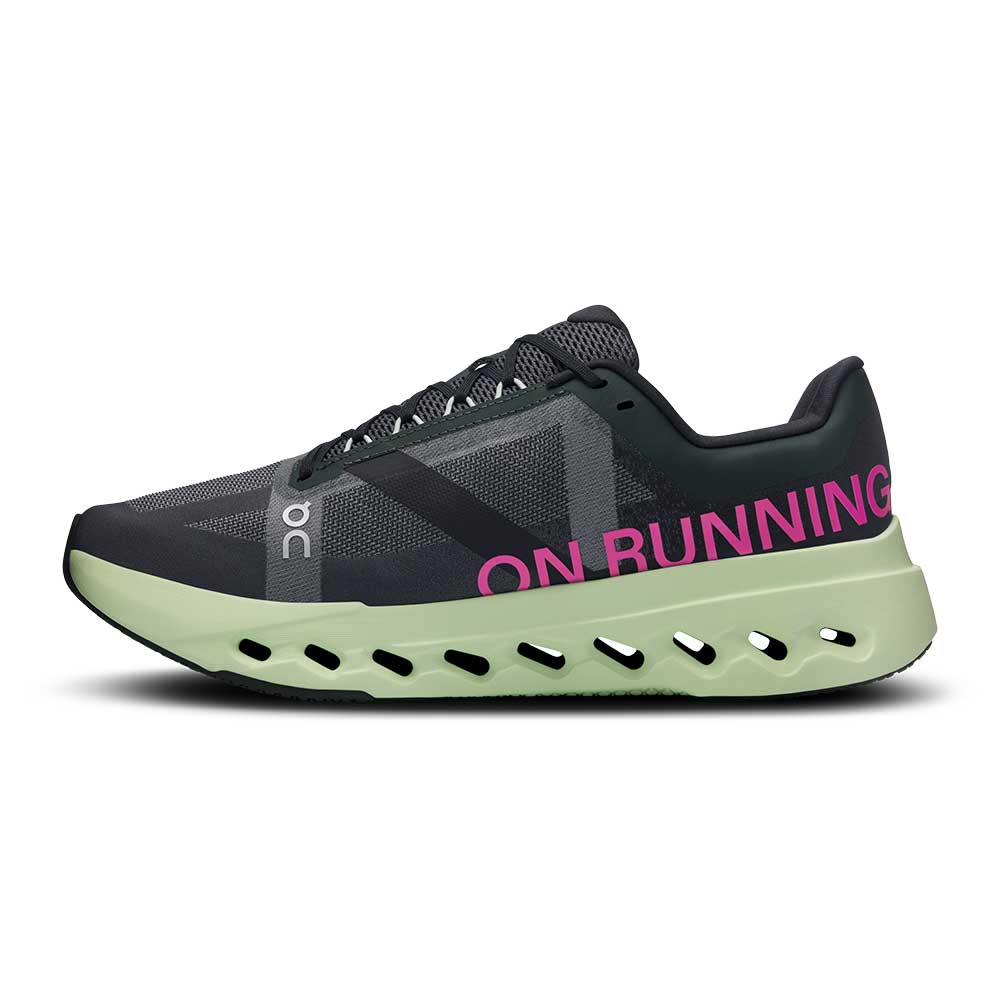 Men's Cloudsurfer Next Running Shoe - Black/Lima - Regular (D)